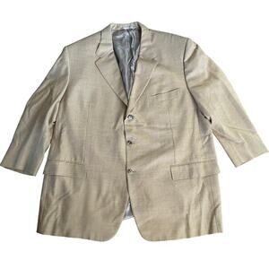 Exclusively for‎ Battagalia Beverly Hills  Sports Coat Jacket Suit Tan Size 50